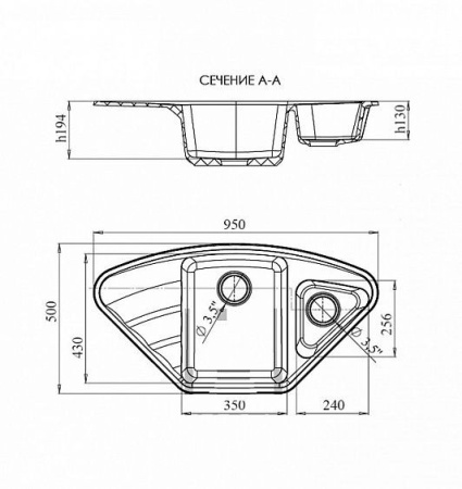 Смеситель Timo Saona 2336/03FL черный