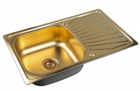 Мойка для кухни ZORG INOX PVD SZR-7848 бронза