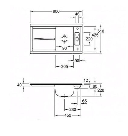 Кухонная мойка Villeroy&Boch Laola 50 677802i5 Sand
