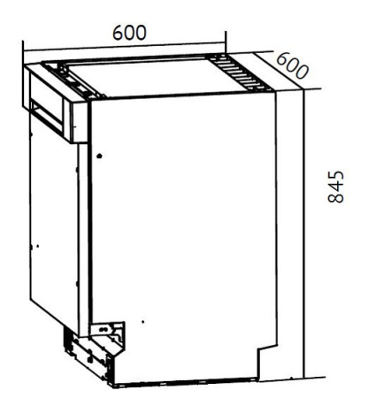 Посудомоечная машина MONSHER MDF 6045