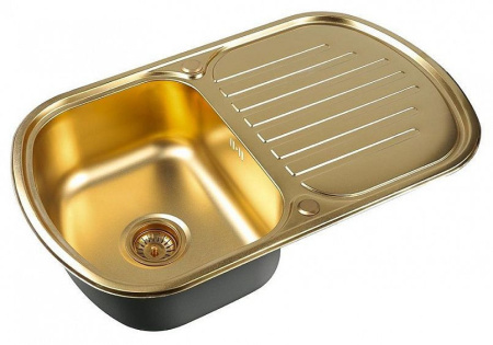 Кухонная мойка ZORG INOX PVD SZR 7749 бронза