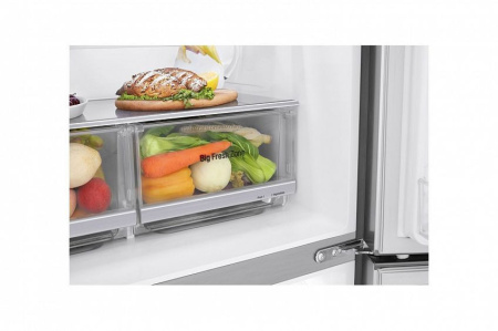 Холодильник LG GC-B22FTMPL серебристый