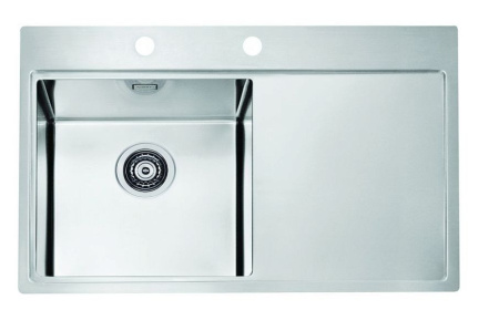 Кухонная мойка ALVEUS Pure 40 L KMB-90 1103610 (в комплекте с сифоном 1127252)