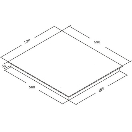 Варочная поверхность AKPO PKA 609215K BL