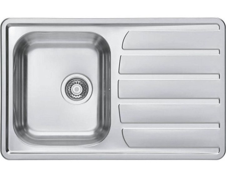 Кухонная мойка ALVEUS Zoom 20 NAT-90 1098938 (в комплекте с сифоном 1102384)