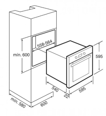 Духовой шкаф TEKA HSC 635 SS