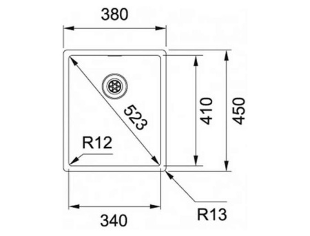 Кухонная мойка FRANKE BXX 210/110-34 нержавеющая сталь (127.0369.056)