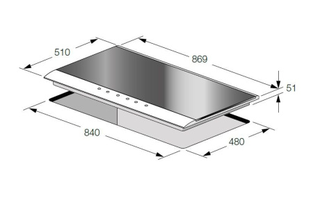Варочная панель FULGOR QLH 906 G WK WH