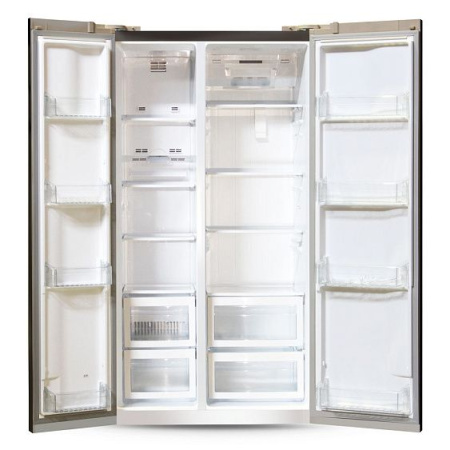 Холодильник GINZZU NFK-605 Black glass