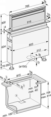 Вытяжка MIELE DAD 4841 Levantar