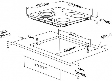 Поверхность VESTFROST VFVIT60HH