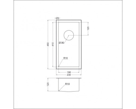 Кухонная мойка EMAR EMB-126A PVD Nano Satine