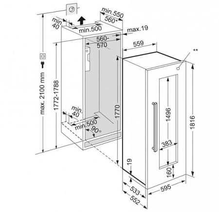 Винный холодильник LIEBHERR EWTdf 3553-21 001