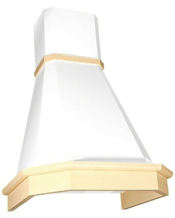 Вытяжка ELIKOR камин грань 60 (беж/дуб бел плат зол)