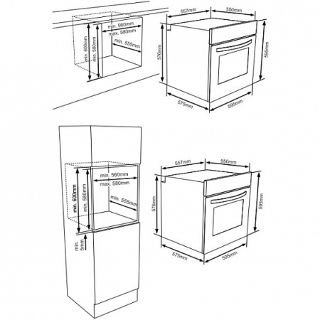Духовой шкаф TEKA hr 750 bg