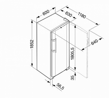 Морозильная камера LIEBHERR SGNesf 3063
