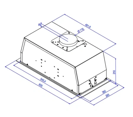 Вытяжка SCHAUB LORENZ SLD EL5530