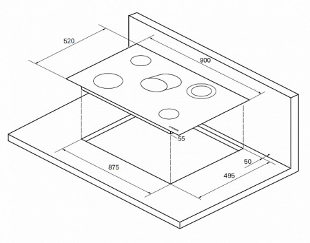 Варочная поверхность KUPPERSBERG EMS 901
