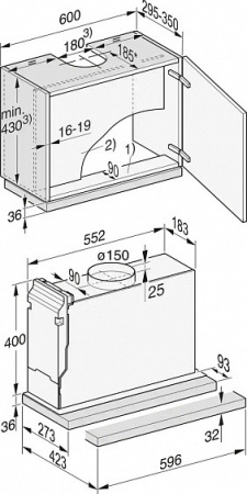 Вытяжка MIELE DAS 2620