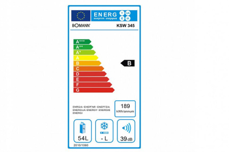 Винный шкаф BOMANN KSW 345 СЕРЕБРО