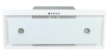 Вытяжка AKPO WK-10 Neva glass 80 белое стекло/нержавеющая сталь