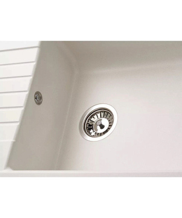 Кухонная мойка KUPPERSBERG ROYS 1B1D WHITE ALABASTER