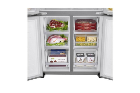 Холодильник LG GC-B22FTMPL серебристый