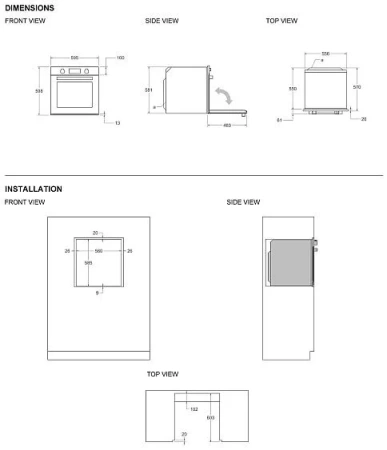 Духовой шкаф BERTAZZONI FPRO6117PTN3