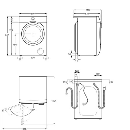 Стиральная машина ELECTROLUX EW7WN361S