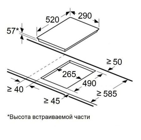Варочная поверхность MAUNFELD CVI292S2FWH