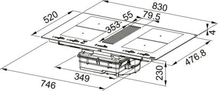 Варочная поверхность FRANKE FMY 8391R HI (340.0705.335)
