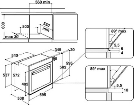 Духовой шкаф WHIRLPOOL akzm7540/s