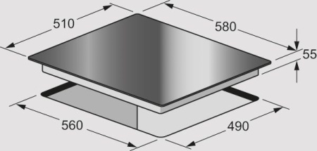 Варочная поверхность Fulgor Milano CH 604 ID TS