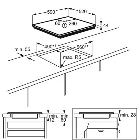 Варочная поверхность ELECTROLUX EIS6134