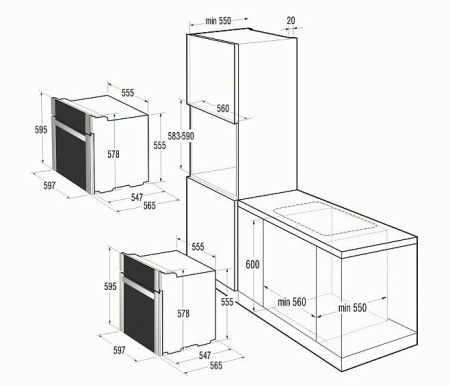 Духовой шкаф GORENJE bo 73 ora-w