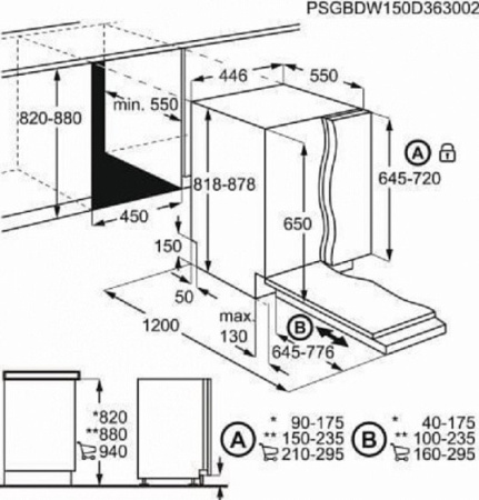 Посудомоечная машина AEG FSE73527P