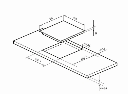 Варочная поверхность LEX HH 4531 BL