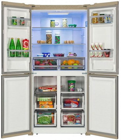 Холодильник HIBERG RFQ-490DX NFGY inverter
