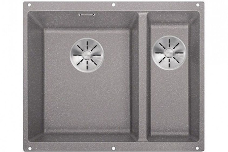 Кухонная мойка BLANCO SUBLINE 340/160-U SILGRANIT 523560 алюметаллик