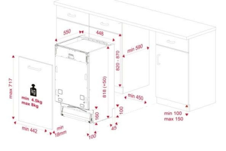 Посудомоечная машина TEKA DFI 74950