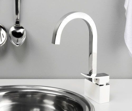 Смеситель WasserKraft Aller 1067 white