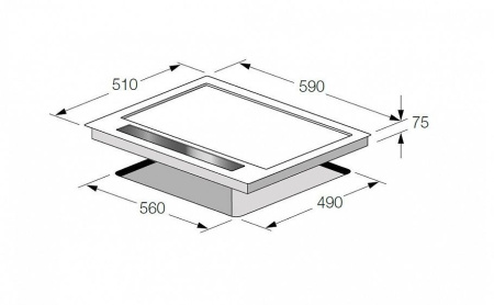 Варочная панель FULGOR CPH 604 G TC X