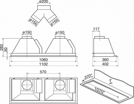 Вытяжка MIELE DA2210