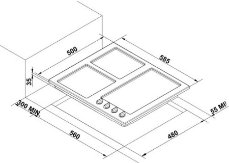 Вытяжка KORTING khc 6740 rn