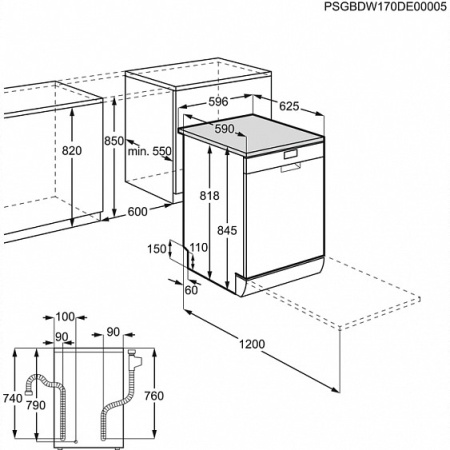 Посудомоечная машина Zanussi ZDF 26004 WA