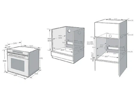 Духовой шкаф KORTING OKB 1331 S GBXGr