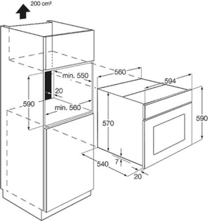Духовой шкаф ZANUSSI zob 532702 b