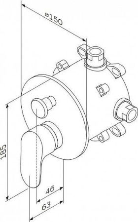 Смеситель AM.PM Like F8085000