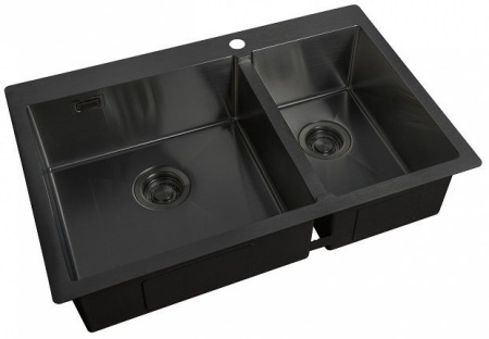 Кухонная мойка ZORG ZL R 780-2-510-L GRAFIT