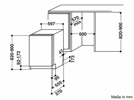 Встраиваемая посудомоечная машина WHIRLPOOL adg 6500